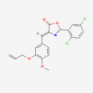 4-[3-(allyloxy)-4-methoxybenzylidene]-2-(2,5-dichlorophenyl)-1,3-oxazol-5(4H)-one