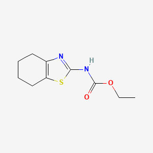 molecular formula C10H14N2O2S B4616700 4,5,6,7-四氢-1,3-苯并噻唑-2-基氨基甲酸乙酯 CAS No. 22455-52-3