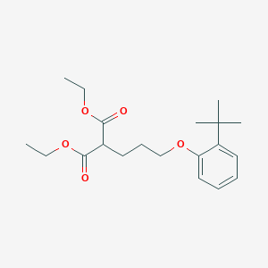 diethyl [3-(2-tert-butylphenoxy)propyl]malonate
