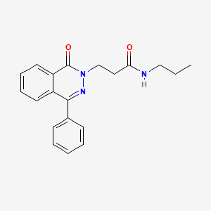 3-(1-oxo-4-phenyl-2(1H)-phthalazinyl)-N-propylpropanamide