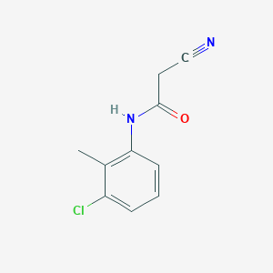 molecular formula C10H9ClN2O B461685 N-(3-氯-2-甲基苯基)-2-氰基乙酰胺 CAS No. 63034-96-8