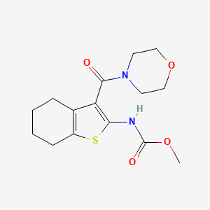 methyl [3-(4-morpholinylcarbonyl)-4,5,6,7-tetrahydro-1-benzothien-2-yl]carbamate