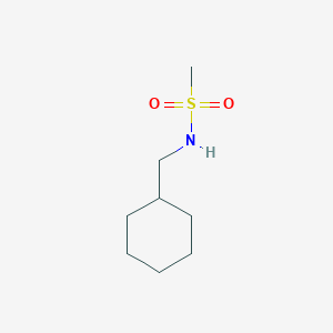 molecular formula C8H17NO2S B4617086 N-(cyclohexylmethyl)methanesulfonamide 