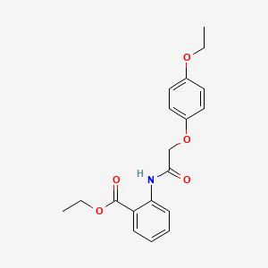 ethyl 2-{[(4-ethoxyphenoxy)acetyl]amino}benzoate