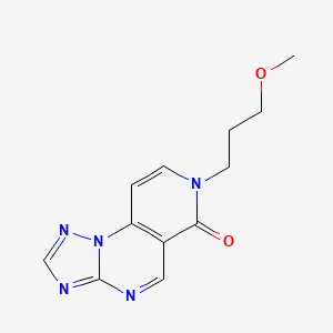 molecular formula C12H13N5O2 B4617162 7-(3-methoxypropyl)pyrido[3,4-e][1,2,4]triazolo[1,5-a]pyrimidin-6(7H)-one 
