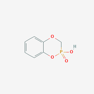 molecular formula C7H7O4P B4617333 2,3-dihydro-1,4,2-benzodioxaphosphinin-2-ol 2-oxide CAS No. 94317-90-5