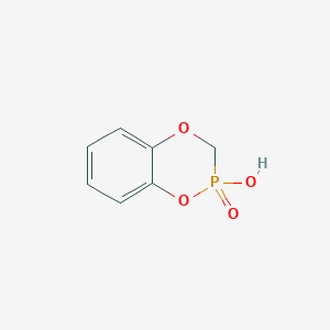 molecular formula C7H7O4P B4617333 2,3-二氢-1,4,2-苯并二氧杂膦环-2-醇 2-氧化物 CAS No. 94317-90-5