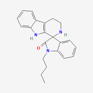 1'-butyl-2,3,4,9-tetrahydrospiro[beta-carboline-1,3'-indol]-2'(1'H)-one