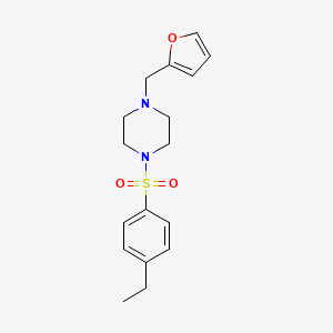 1-[(4-ethylphenyl)sulfonyl]-4-(2-furylmethyl)piperazine