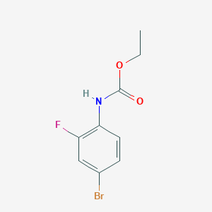 molecular formula C9H9BrFNO2 B4617563 ethyl N-(4-bromo-2-fluorophenyl)carbamate 