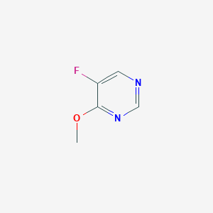 molecular formula C5H5FN2O B046176 5-氟-4-甲氧嘧啶 CAS No. 120258-30-2