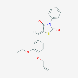 5-[4-(Allyloxy)-3-ethoxybenzylidene]-3-phenyl-1,3-thiazolidine-2,4-dione