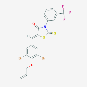 5-[4-(Allyloxy)-3,5-dibromobenzylidene]-2-thioxo-3-[3-(trifluoromethyl)phenyl]-1,3-thiazolidin-4-one