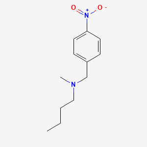 molecular formula C12H18N2O2 B4617647 N-methyl-N-[(4-nitrophenyl)methyl]butan-1-amine 