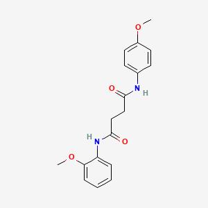 N-(2-methoxyphenyl)-N'-(4-methoxyphenyl)succinamide