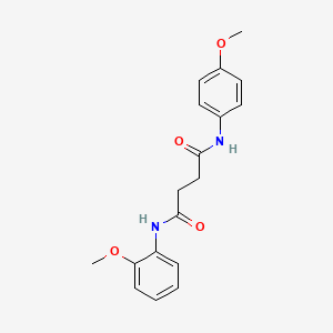 N-(2-methoxyphenyl)-N'-(4-methoxyphenyl)butanediamide