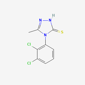 molecular formula C9H7Cl2N3S B4617852 4-(2,3-dichlorophenyl)-5-methyl-4H-1,2,4-triazole-3-thiol 