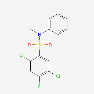 2,4,5-trichloro-N-methyl-N-phenylbenzenesulfonamide
