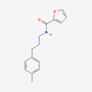 molecular formula C15H17NO2 B4617962 N-[3-(4-甲基苯基)丙基]-2-呋喃酰胺 