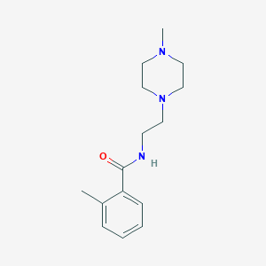 2-methyl-N-[2-(4-methyl-1-piperazinyl)ethyl]benzamide