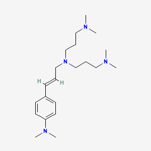 N-{3-[4-(dimethylamino)phenyl]-2-propen-1-yl}-N-[3-(dimethylamino)propyl]-N',N'-dimethyl-1,3-propanediamine