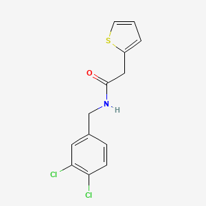 molecular formula C13H11Cl2NOS B4618413 N-(3,4-dichlorobenzyl)-2-(2-thienyl)acetamide 