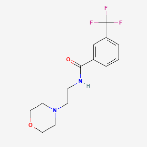 molecular formula C14H17F3N2O2 B4618487 N-[2-(4-吗啉基)乙基]-3-(三氟甲基)苯甲酰胺 