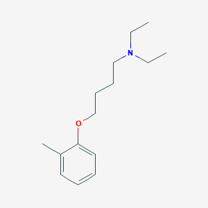 molecular formula C15H25NO B4618737 N,N-diethyl-4-(2-methylphenoxy)-1-butanamine 