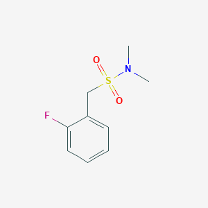 molecular formula C9H12FNO2S B4618774 1-(2-氟苯基)-N,N-二甲基甲磺酰胺 