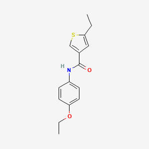 N-(4-ethoxyphenyl)-5-ethyl-3-thiophenecarboxamide