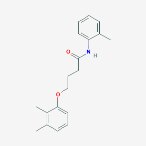 molecular formula C19H23NO2 B4618844 4-(2,3-dimethylphenoxy)-N-(2-methylphenyl)butanamide 