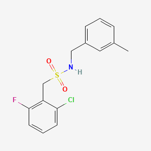 1-(2-chloro-6-fluorophenyl)-N-(3-methylbenzyl)methanesulfonamide