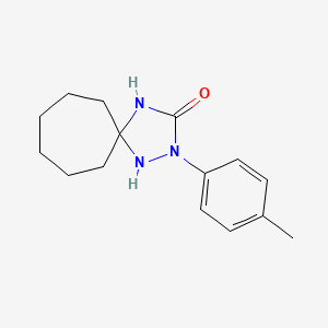 2-(4-methylphenyl)-1,2,4-triazaspiro[4.6]undecan-3-one