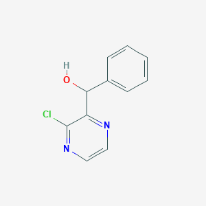 B046191 (3-Chloropyrazin-2-yl)-phenylmethanol CAS No. 121246-85-3