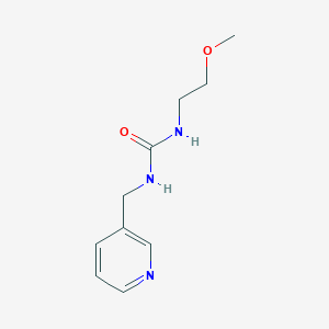 molecular formula C10H15N3O2 B4619220 N-(2-methoxyethyl)-N'-(3-pyridinylmethyl)urea 