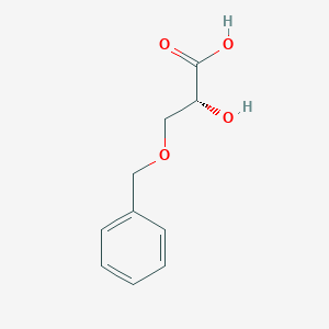 B046193 (R)-3-(Benzyloxy)-2-hydroxypropanoic acid CAS No. 130111-08-9