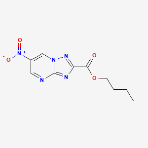 butyl 6-nitro[1,2,4]triazolo[1,5-a]pyrimidine-2-carboxylate