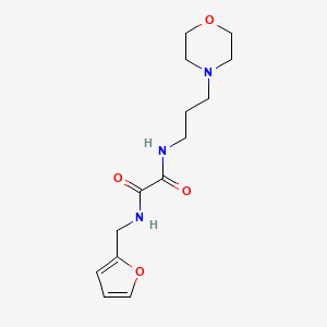 N-(2-furylmethyl)-N'-[3-(4-morpholinyl)propyl]ethanediamide
