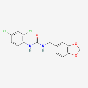 N-(1,3-benzodioxol-5-ylmethyl)-N'-(2,4-dichlorophenyl)urea