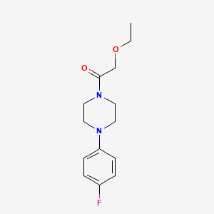 molecular formula C14H19FN2O2 B4619788 1-(ethoxyacetyl)-4-(4-fluorophenyl)piperazine 