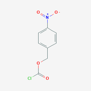 molecular formula C8H6ClNO4 B046198 4-硝基苄基氯甲酸酯 CAS No. 4457-32-3