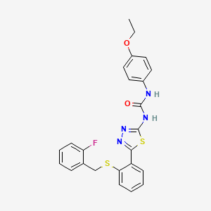 N-(4-ethoxyphenyl)-N'-(5-{2-[(2-fluorobenzyl)thio]phenyl}-1,3,4-thiadiazol-2-yl)urea