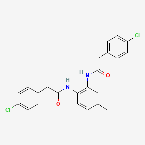 N,N'-(4-methyl-1,2-phenylene)bis[2-(4-chlorophenyl)acetamide]