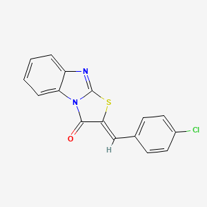 (Z)-2-(4-Chlorobenzylidene)benzo[d]thiazolo[3,2-a]imidazol-3(2H)-one