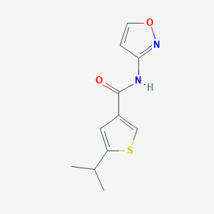 5-isopropyl-N-3-isoxazolyl-3-thiophenecarboxamide