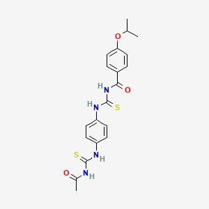 N-{[(4-{[(acetylamino)carbonothioyl]amino}phenyl)amino]carbonothioyl}-4-isopropoxybenzamide