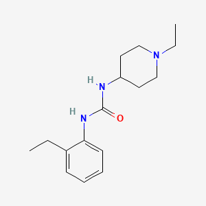 molecular formula C16H25N3O B4620011 N-(2-ethylphenyl)-N'-(1-ethyl-4-piperidinyl)urea 