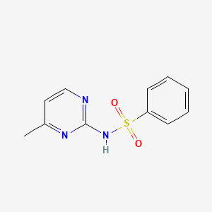molecular formula C11H11N3O2S B4620041 N-(4-methyl-2-pyrimidinyl)benzenesulfonamide CAS No. 486440-58-8
