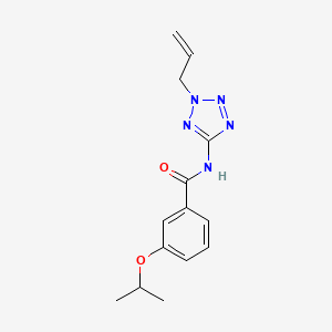 molecular formula C14H17N5O2 B4620197 N-(2-烯丙基-2H-四唑-5-基)-3-异丙氧基苯甲酰胺 