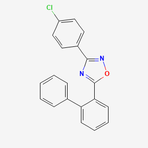 molecular formula C20H13ClN2O B4620280 5-(2-联苯基)-3-(4-氯苯基)-1,2,4-恶二唑 